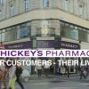 Hickey's Pharmacies wanted to mark their 20th anniversary celebrations by showing their zeal for great customer service. A series of testimonials resulted in customers praising Hickey's staff in the strongest terms. 